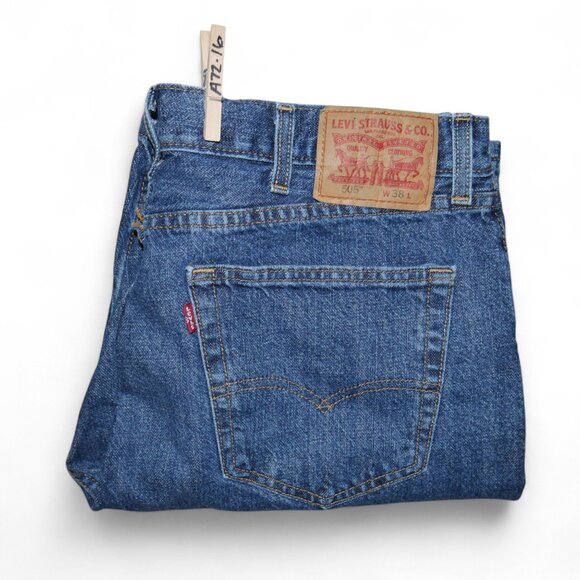 Levi's 505 Men’s Size 40 Jean Shorts Jorts Stonewashed Denim EUC - Picture 7 of 8